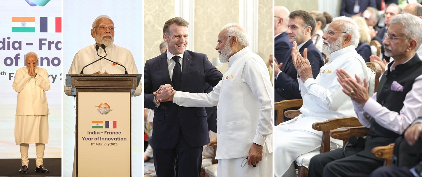 PM Narendra Modi and French President Emmanuel Macron jointly inaugurated the India-France Year of Innovation 2026